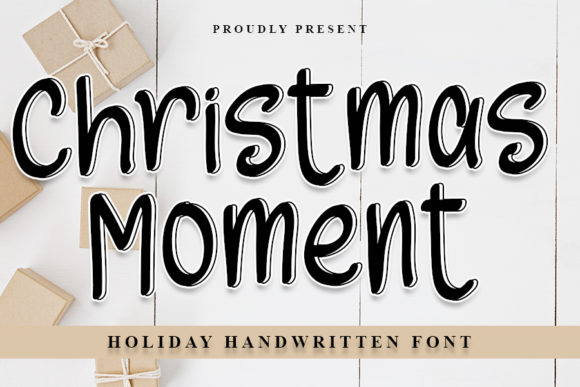 Christmas Moments: A Font for Friendly, Bold Designs