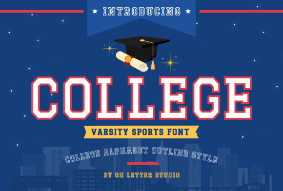 College Font: A Bold Typeface for Dynamic Designs