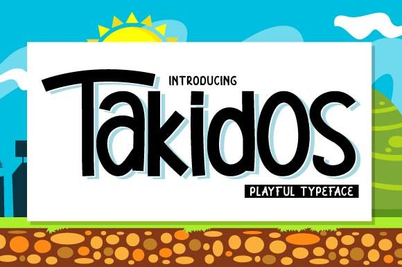 Takidos: A Playful Font for Modern Creative Projects